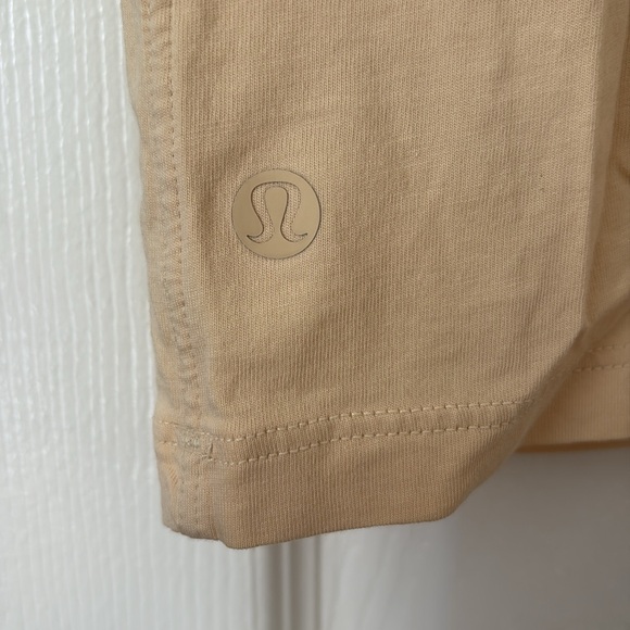 Lululemon Like New Muscle Tank Logo Yellow - Picture 5 of 5